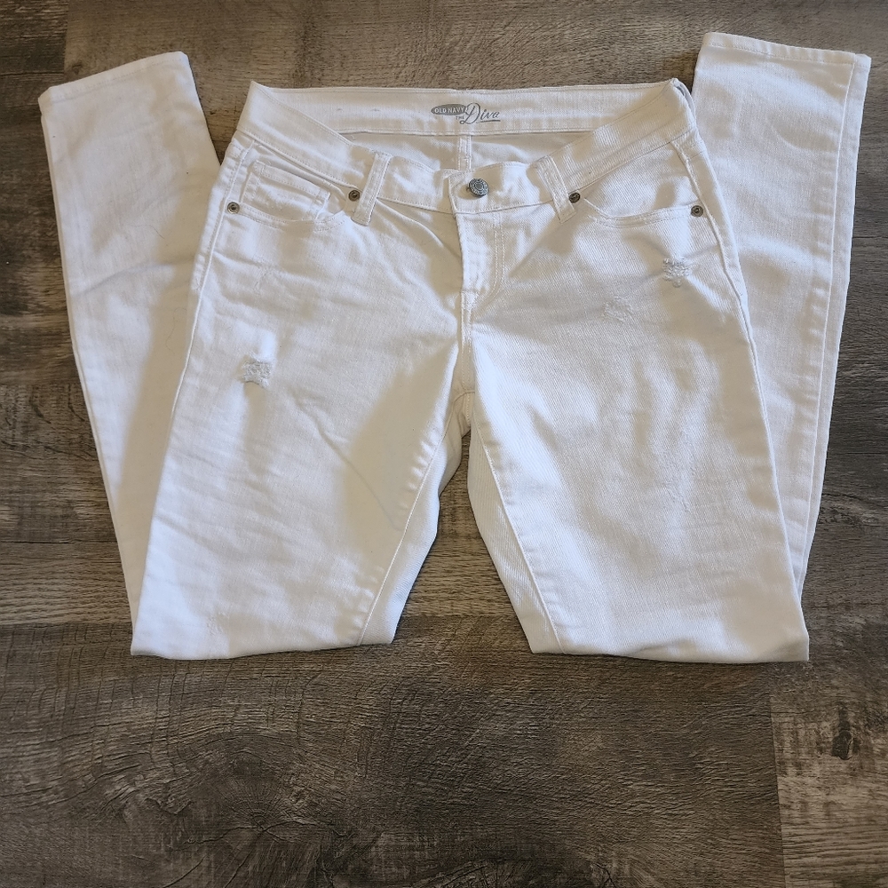 Old Navy White skinny jeans